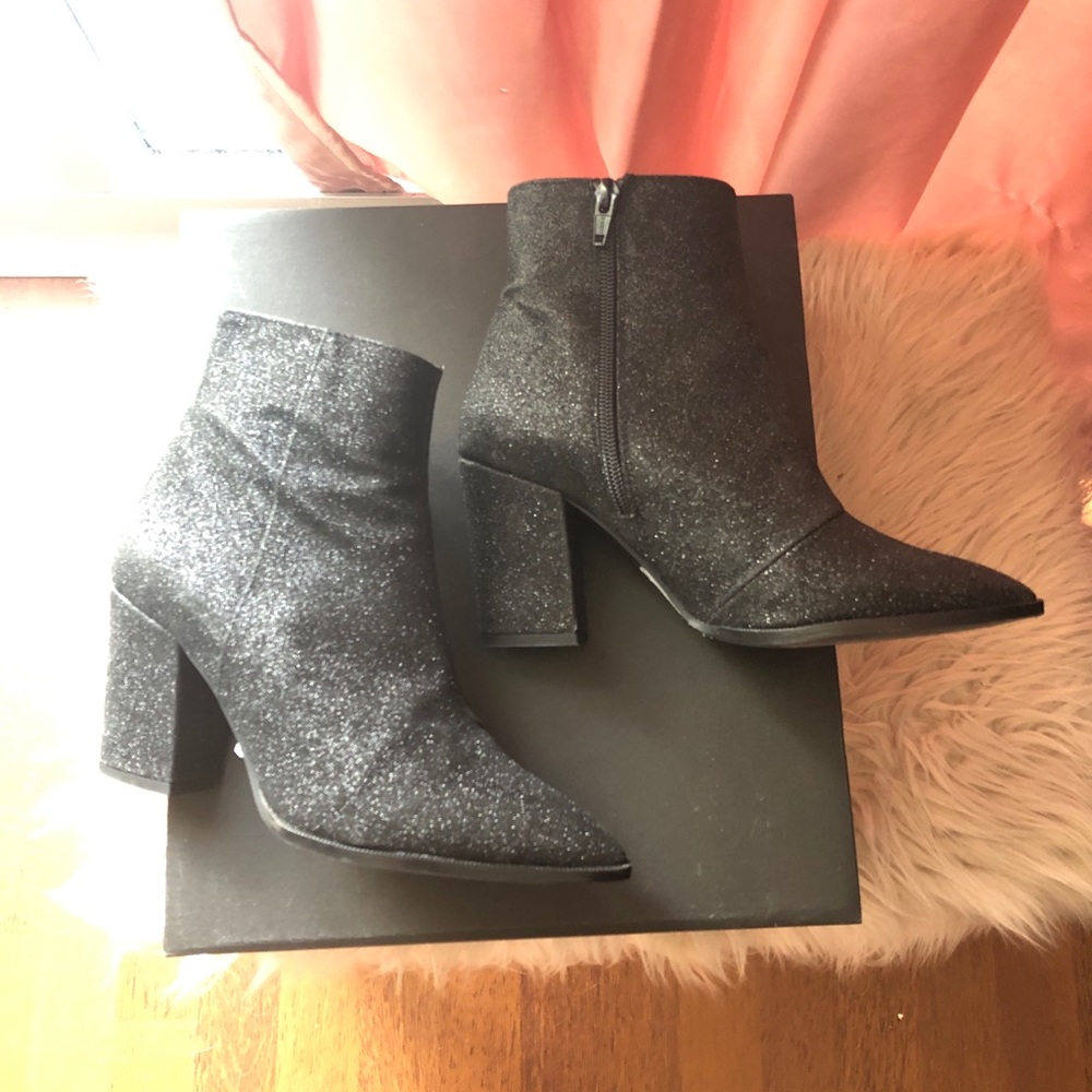 Renvy Glitter Ankle Boots used just once